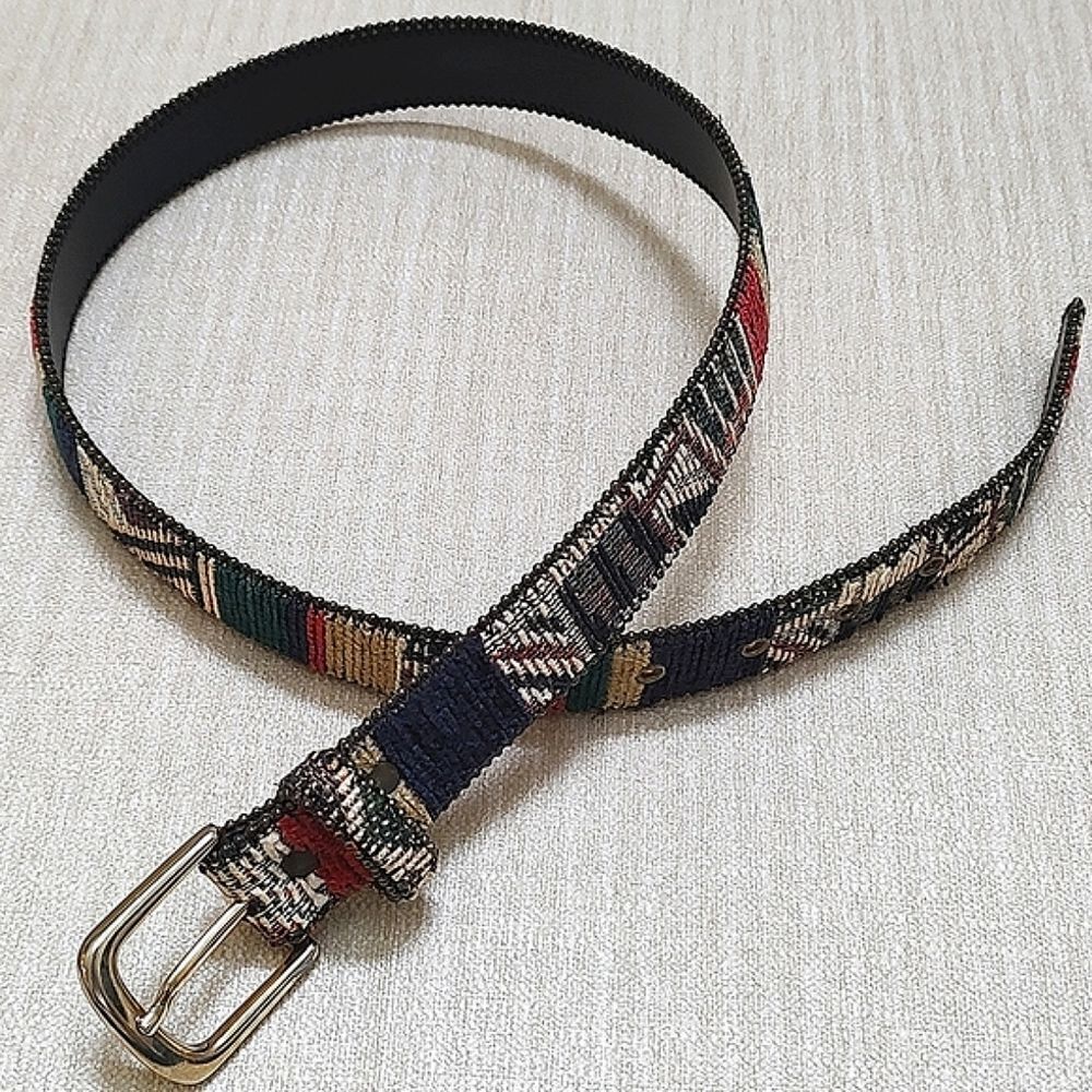 Southwest Chenille Print Belt